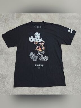Neff Mens Mickey Mouse SwagDisney Colab T-Shirt Casual TeeBlack Size Large